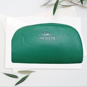 ✨2/$20✨ Lacoste Green Zip Up Sunglass Case